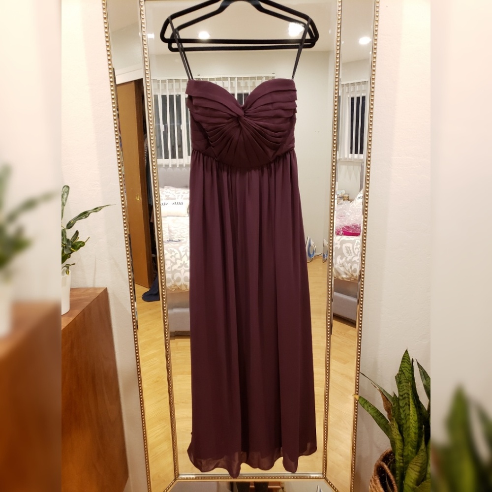 Purple sweetheart dress